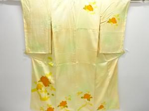 薔薇模様刺繍暈し訪問着